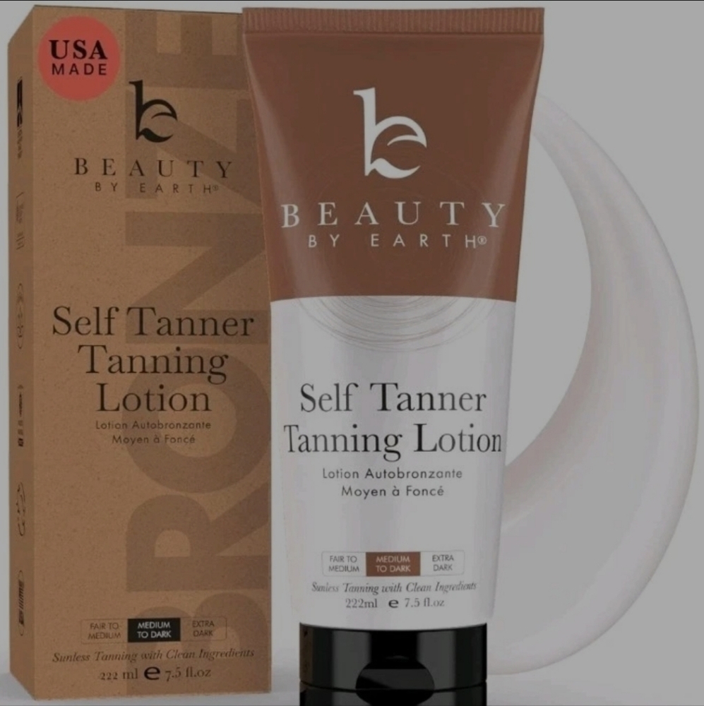 NWT Beauty By Earth Self Tanner (still in sealed box) Shade Light To Medium.